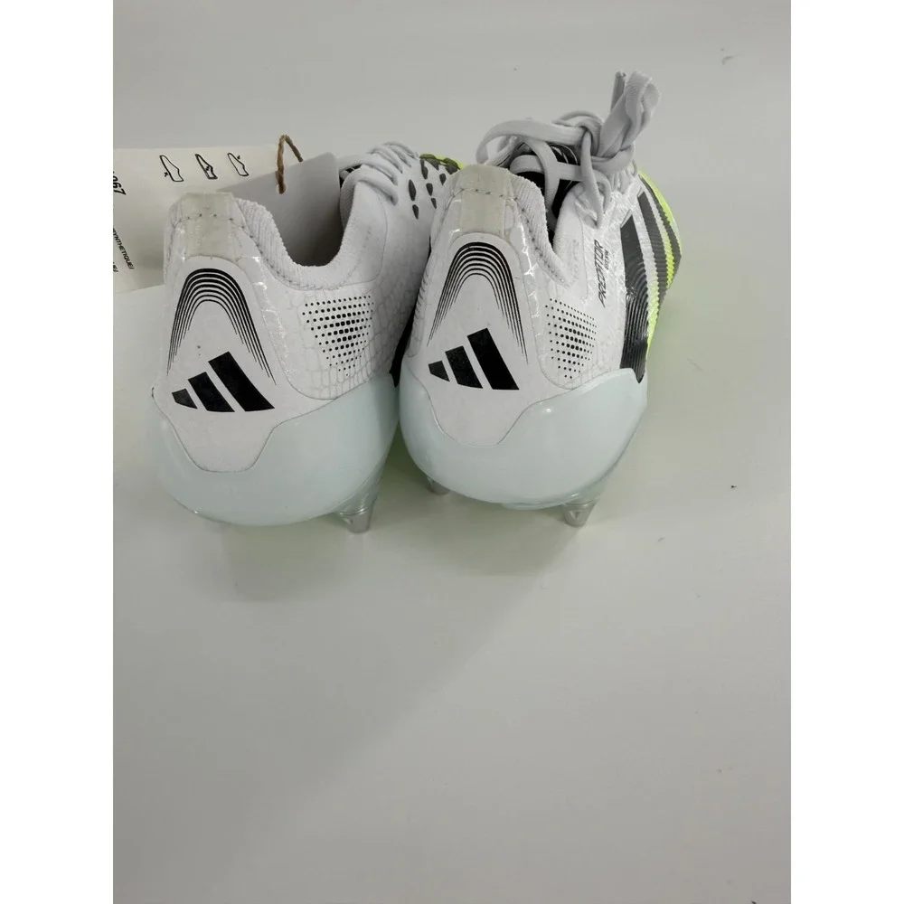 Adidas Predator Elite‎ SG Cleats Cloud White Black Lucid Lemon Men Sz 5.5 JI1067